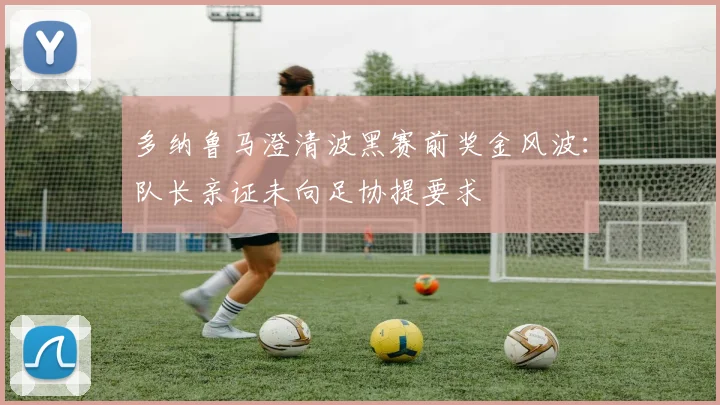 多纳鲁马澄清波黑赛前奖金风波:队长亲证未向足协提要求